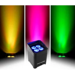 Outlet ⌛ CHAUVET DJ CHAUVET DJ Freedom Par Quad-4 IP Indoor/Outdoor Battery-Powered Wirelss LED Par-Style Wash Light 🌟