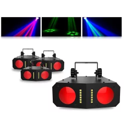 Best Sale 🎁 CHAUVET DJ CHAUVET DJ Duo Moon LED Effect Light 4 Pack 🎁