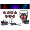 Best reviews of ✨ CHAUVET DJ CHAUVET DJ Complete Lighting Package With Eight SlimPAR T12 BT And Two Hurricane 700 Fog Machines 🌟