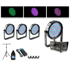 Buy ❤️ Proline Proline Complete Lighting Package With Four Thinpar64 And Huricane 700 Fog Machine 🛒