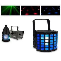 Best Sale ✔️ American DJ American DJ Mini Dekker With Hurricane 700 Fog Machine And Juice 🔥