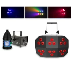 Wholesale 👍 CHAUVET DJ CHAUVET DJ Wash FX 2 With Hurricane 700 Fog Machine And Juice 🌟