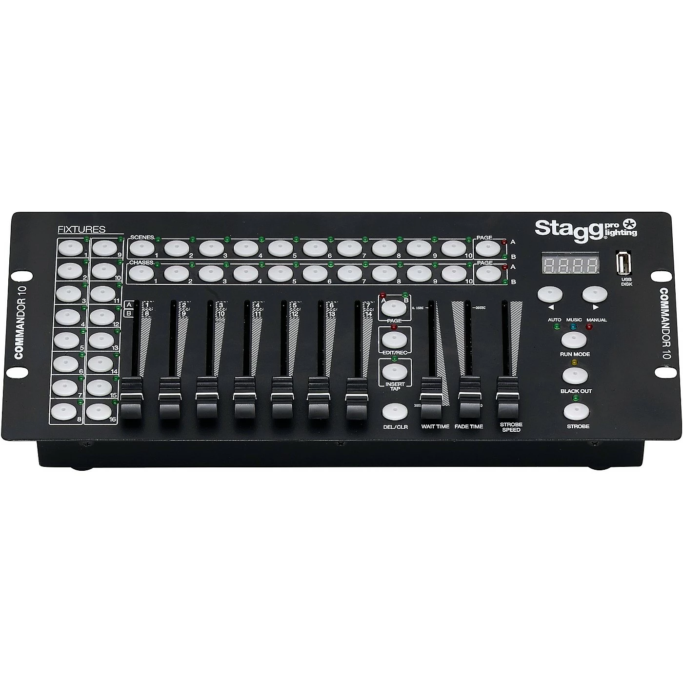 Cheapest 🔔 Stagg Stagg Commandor 10-1 DMX Lighting Controller 💯