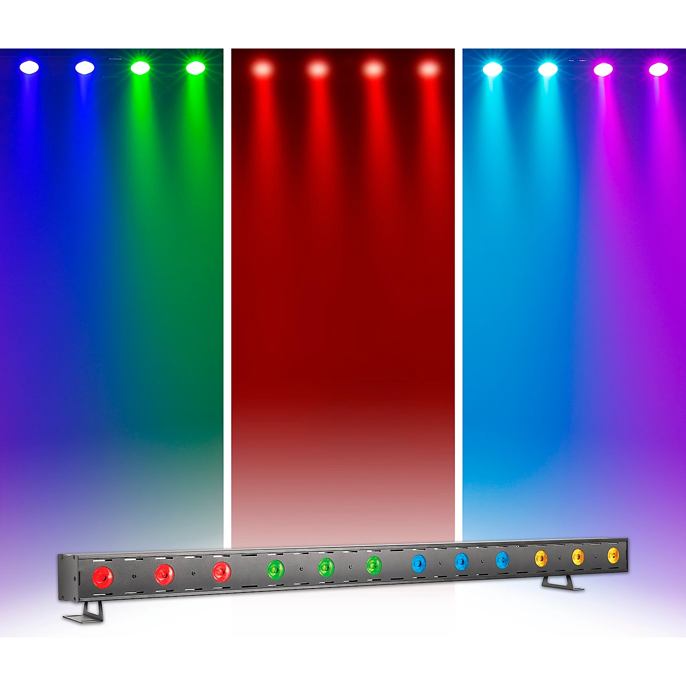 Best reviews of ✔️ Venue Venue Tetra Bar RGBA Linear Strip Wash Light With Four Color Zones Black 👍