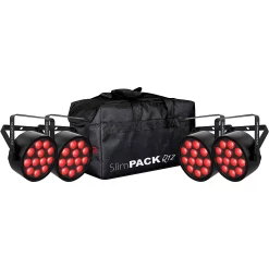 Budget 🥰 CHAUVET DJ CHAUVET DJ SlimPACK 4-Pack Of SlimPAR Q12 ILS With Bag ✔️