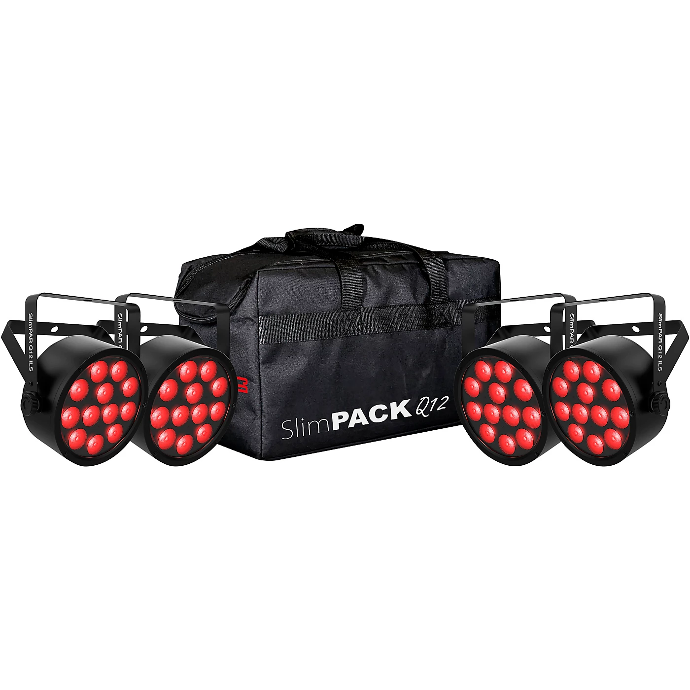 Budget 🥰 CHAUVET DJ CHAUVET DJ SlimPACK 4-Pack Of SlimPAR Q12 ILS With Bag ✔️